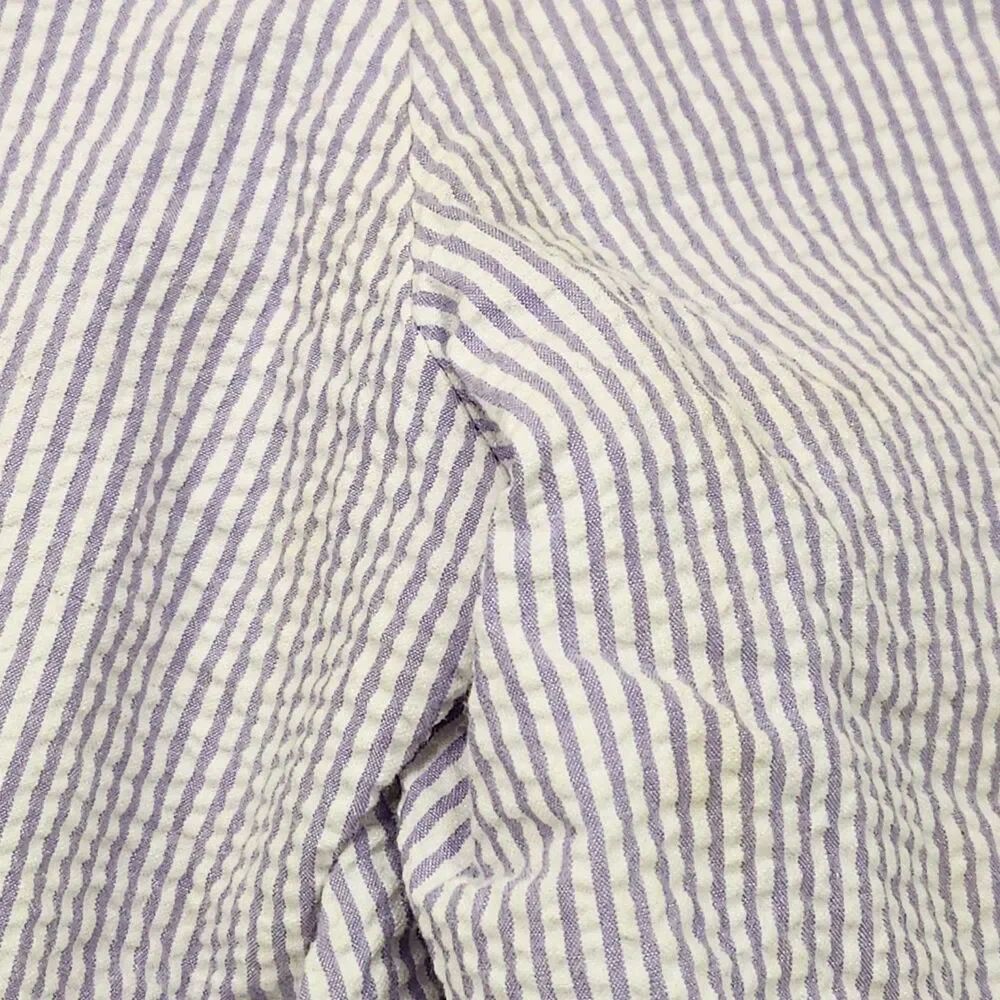 Vineyard Vines Seersucker Club Shorts Men's 34 Purple Striped Chino Preppy 9